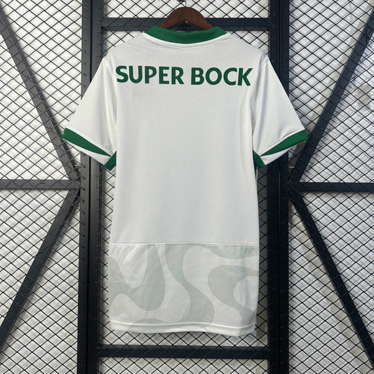 Camisola SCP 2025-26 Alternativa Branca Versão Adepto