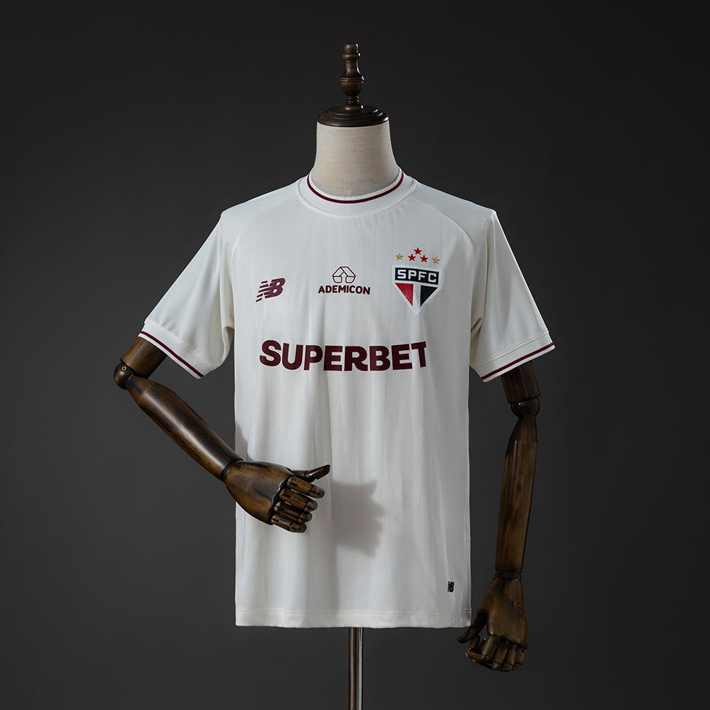 Camisola São Paulo FC 2026-27 Alternativa Branca Versão Adepto