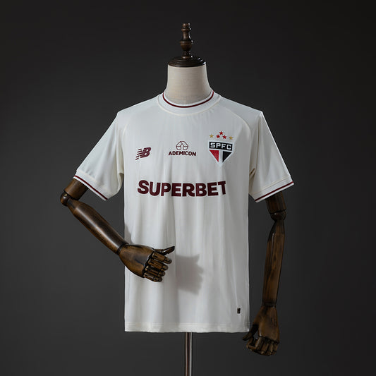 Camisola São Paulo FC 2026-27 Alternativa Branca Versão Adepto