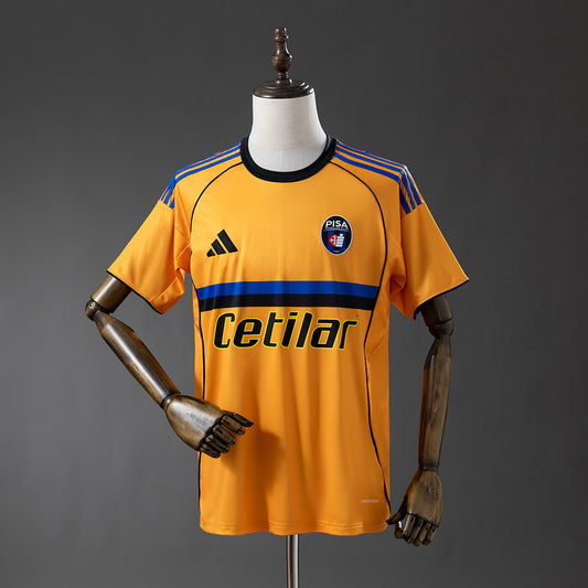 Camisola Pisa SC 2025-26 Alternativa Laranja Versão Adepto