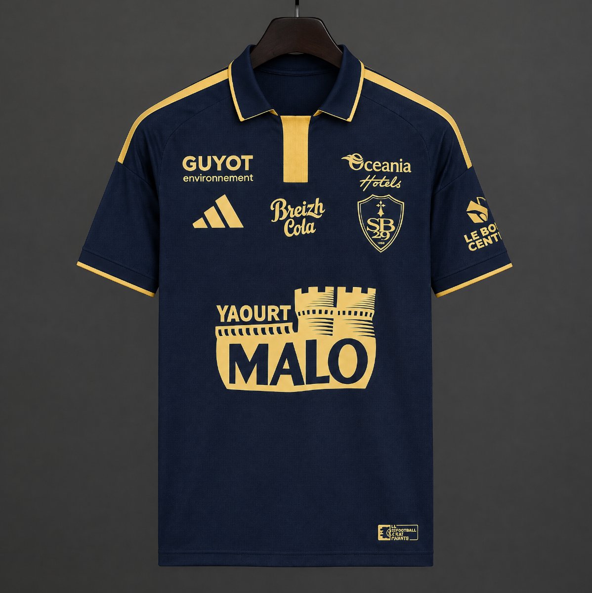 Camisola Stade Brestois 2026-27 Alternativa Azul Versão Adepto