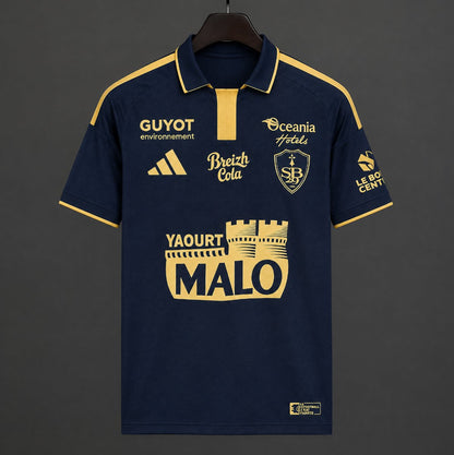 Camisola Stade Brestois 2026-27 Alternativa Azul Versão Adepto