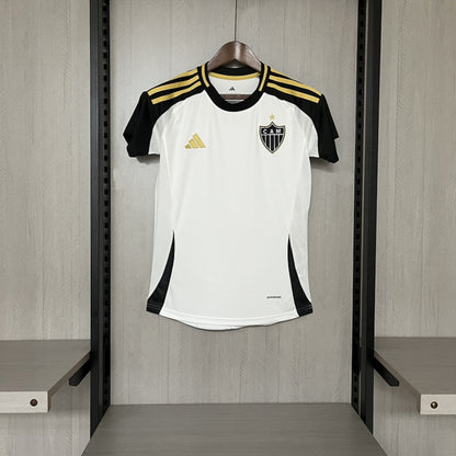 Camisola Atlético-MG 2025-26 Alternativa Branca Lisa Versão Mulher