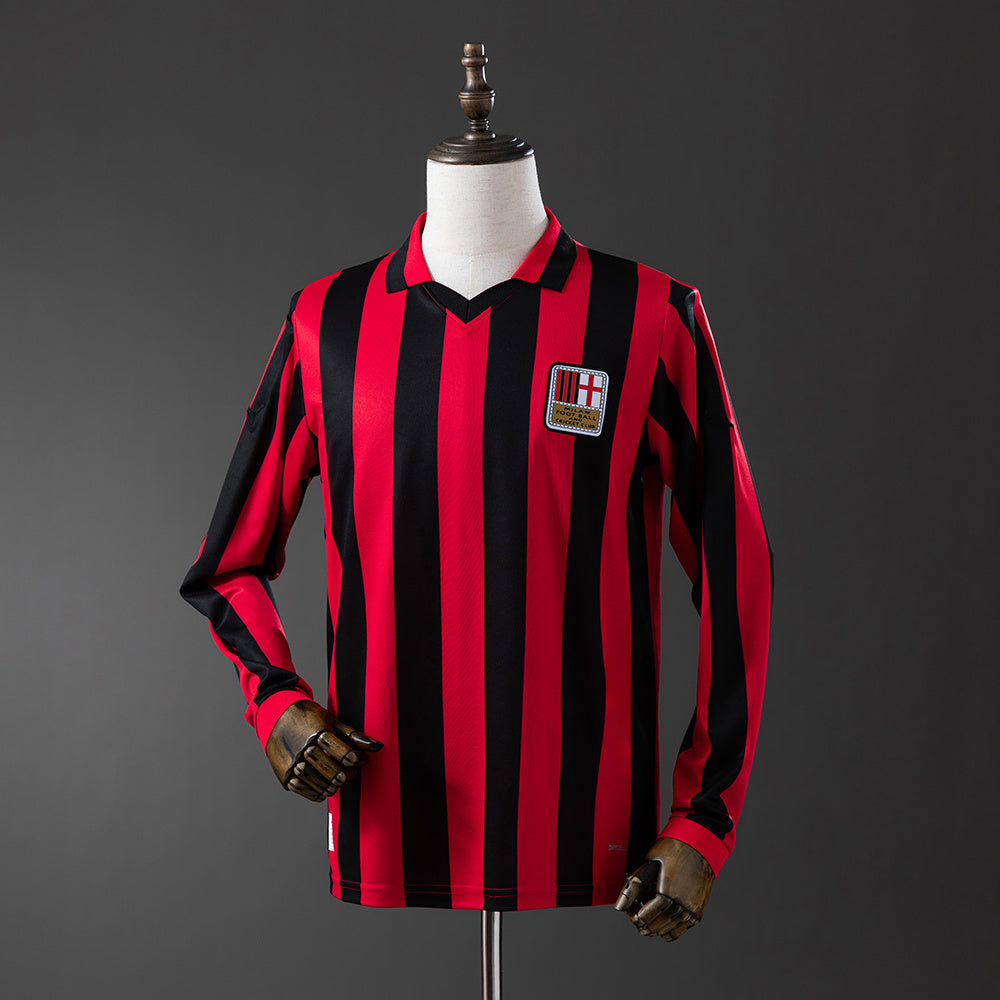 Camisola Manga Comprida Ac Milan 2024-25 Edição Especial 125º Aniversario Versão Adepto