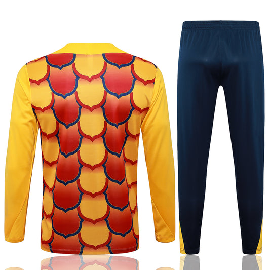 Fato de Treino FC Barcelona 2024-25 - Camisola com Fecho