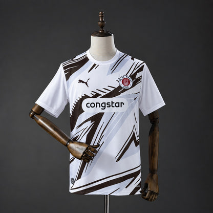 Camisola FC St. Pauli 2026-27 Alternativa Branca Versão Adepto
