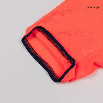 Camisola FC Barcelona 2025-26 Alternativa Laranja UCL Versão Adepto ROONY #19