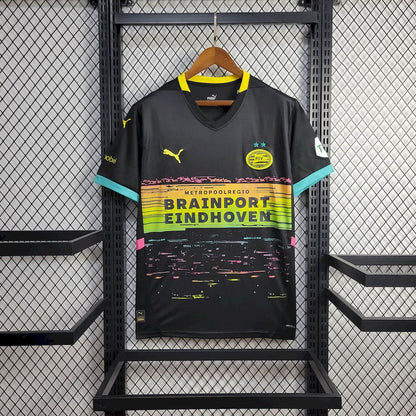 Camisola PSV Eindhoven 2024-25 Alternativa Preta Versão Adepto