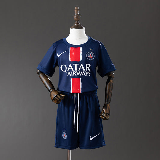 Kit Criança FC Paris Saint-Germain 2024-25 Principal 1 Estrela