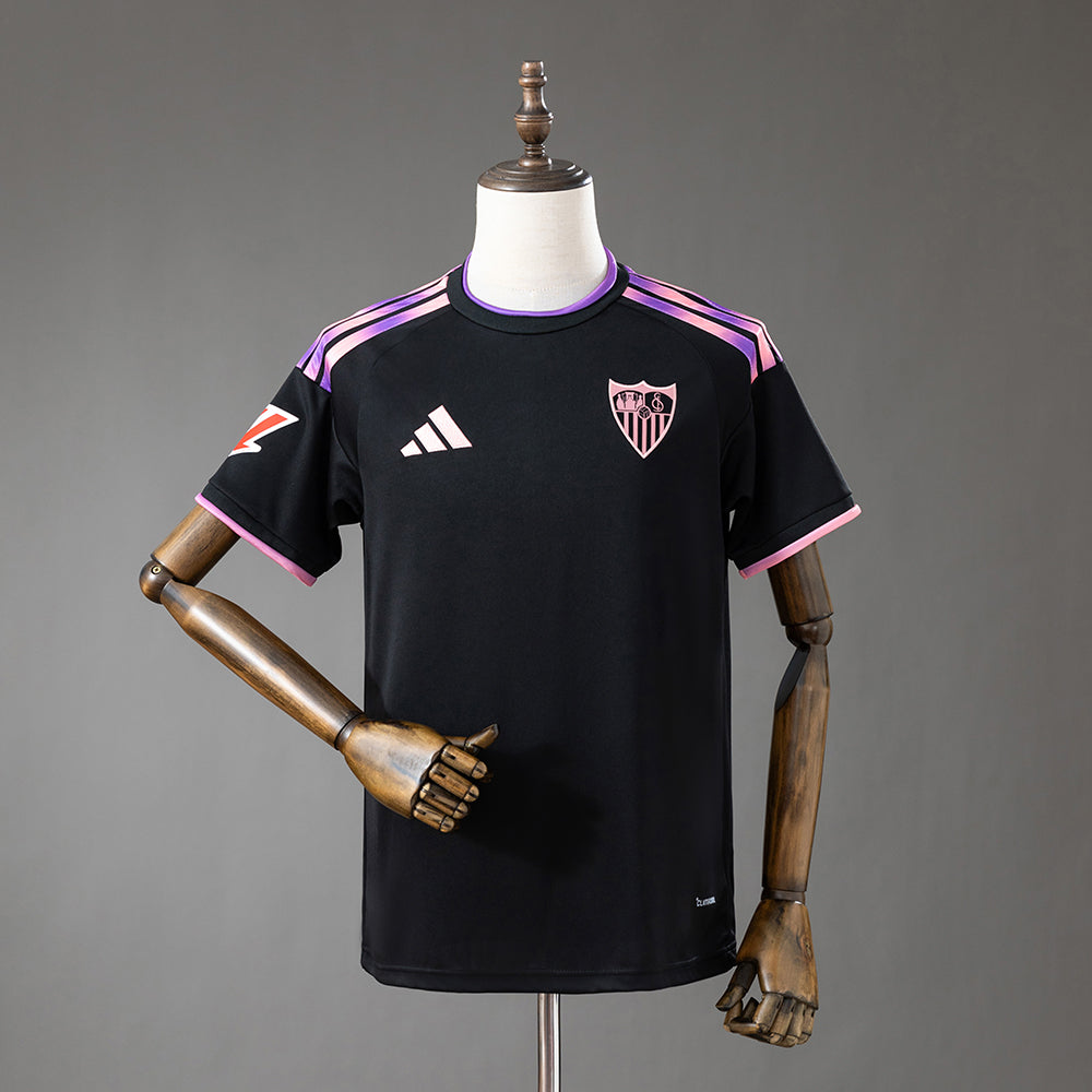 Camisola Sevilha FC 2026-27 Alternativa Preta Versão Adepto