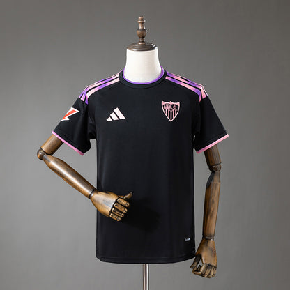 Camisola Sevilha FC 2026-27 Alternativa Preta Versão Adepto