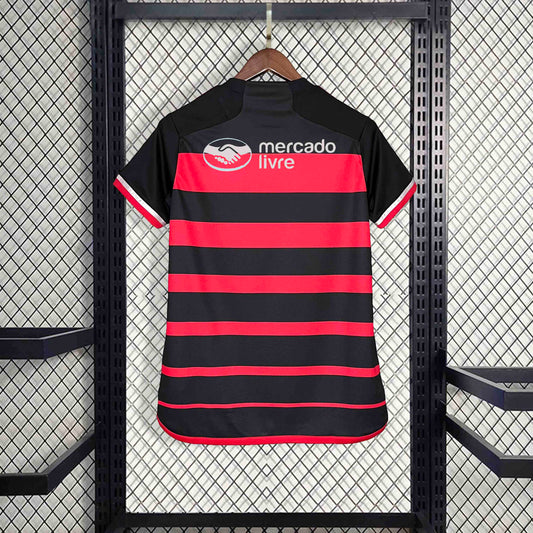 Camisola Flamengo 2024-25 Principal Versão Mulher Todos Patrocinadores