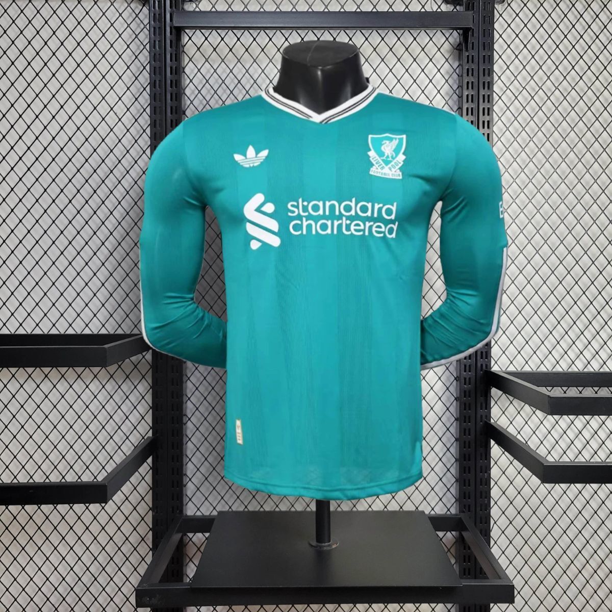 Camisola Manga Comprida LIV 2025-26 Alternativa Verde Versão Jogador