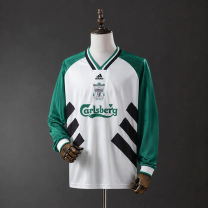 Camisola Manga Comprida LIV 1993-94 Alternativa Branca Versão Adepto