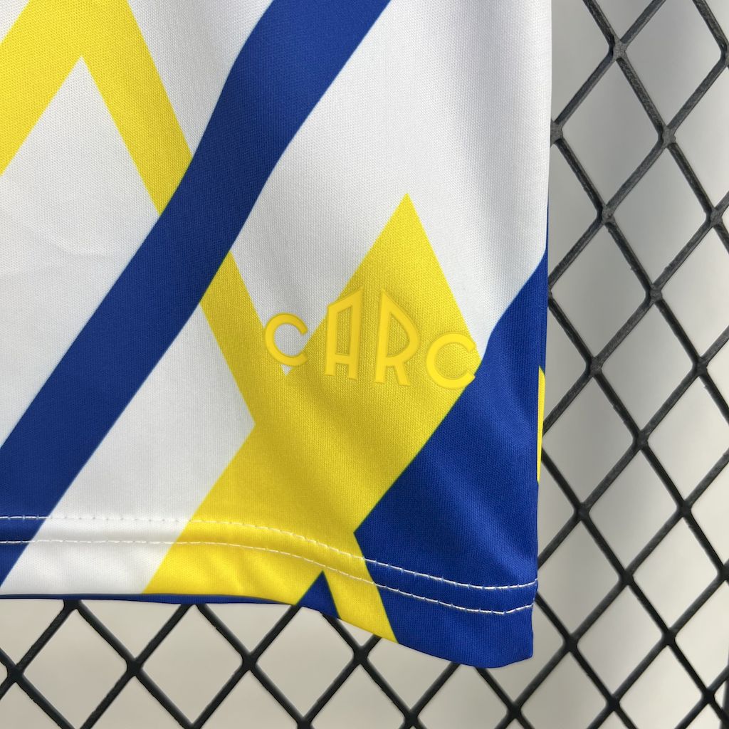 Camisola CA Rosario Central 2025-26 Alternativa Branca Versão Adepto