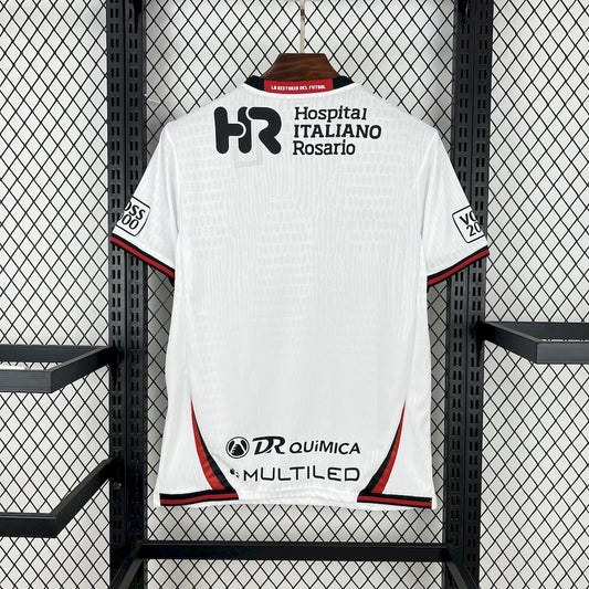Camisola Newells Old Boys 2025-26 Alternativa Branca Versão Adepto