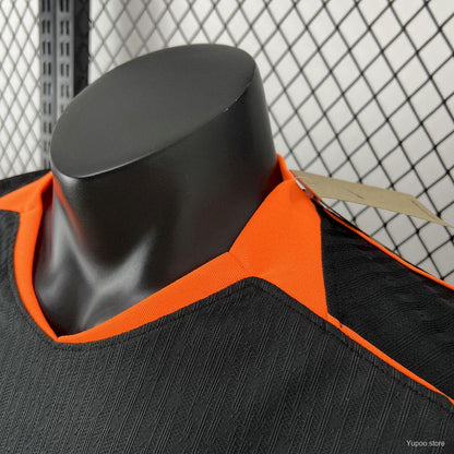 Camisola SC Corinthians 2025-26 Alternativa Preta/Laranja Versão Jogador