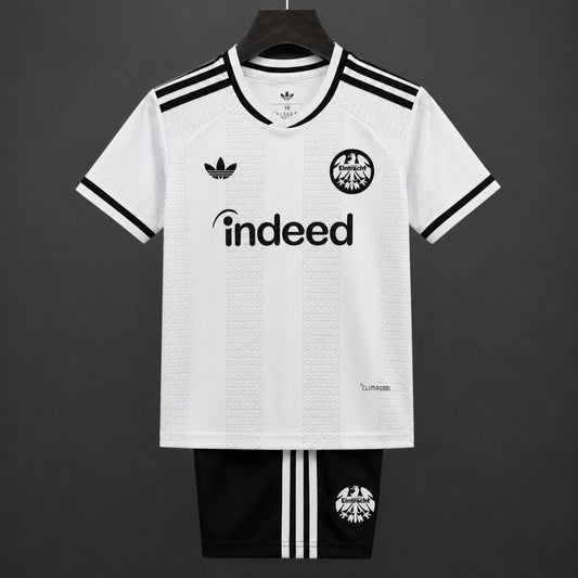 Kit Criança SG Eintracht Frankfurt 2026-27 Alternativo Branca