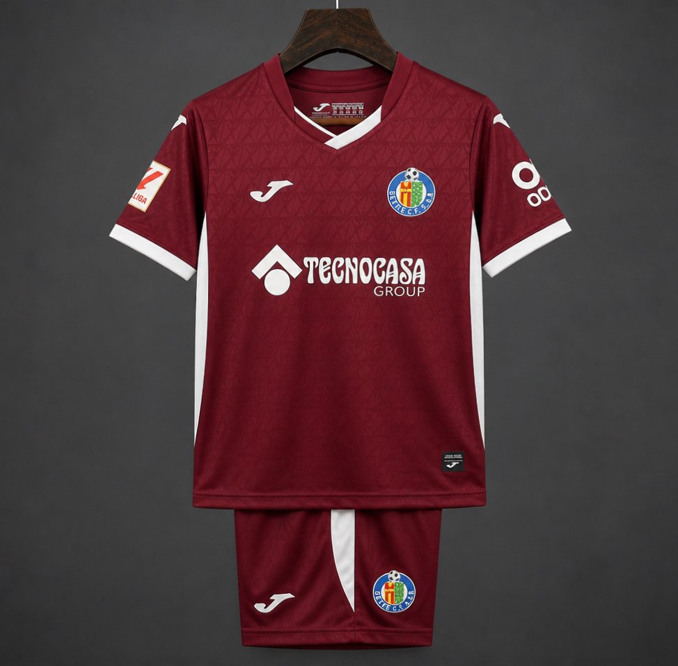 Kit Criança Getafe 2026-27 Alternativa Vermelha