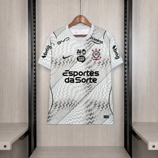 Camisola SC Corinthians 2026-27 Guarda-Redes Versão Adepto Todos Patrocinadores
