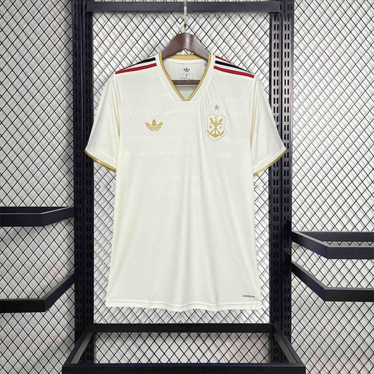 Camisola CR Flamengo 2025-26 Alternativa Amarela Versão Adepto