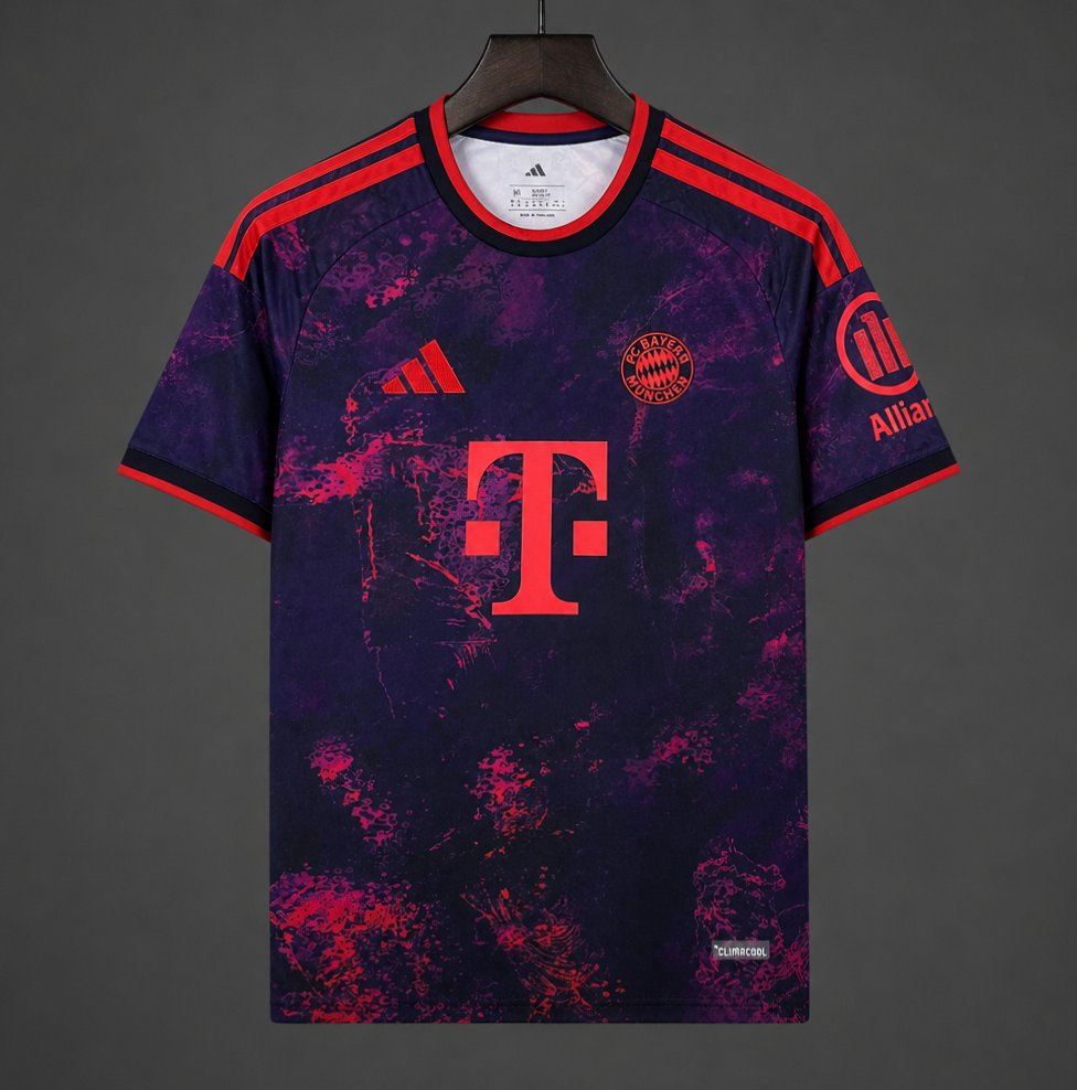 Camisola FC Bayern Munique 2026-27 Alternativa Azul Versão Adepto