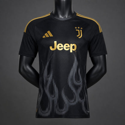Camisola Juventus FC 2026-27 Alternativa Preta Versão Jogador