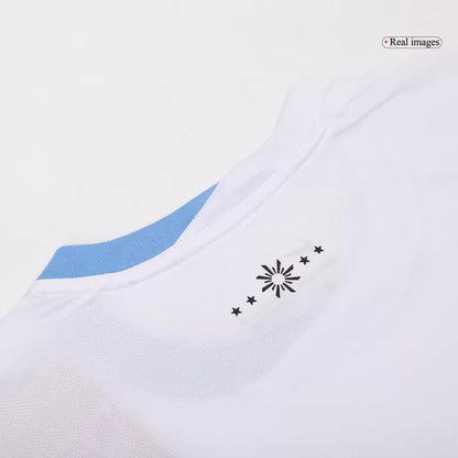 Camisola Uruguai 2024 Alternativa Branca Versão Adepto