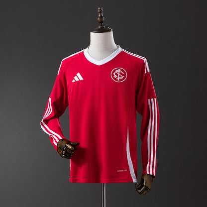 Camisola Manga Comprida SC Internacional Lisa 2025-26 Principal Versão Adepto