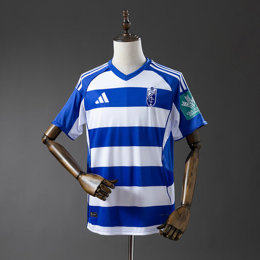 Camisola Granada CF 2025-26 Alternativa Azul Versão Adepto