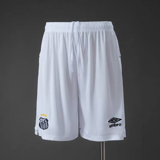 Calções Santos FC 2026-27 Alternativos Brancos
