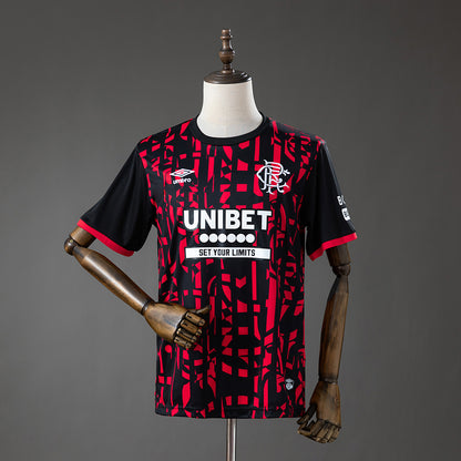 Camisola Rangers FC 2026-27 Alternativa Vermelha Versão Adepto
