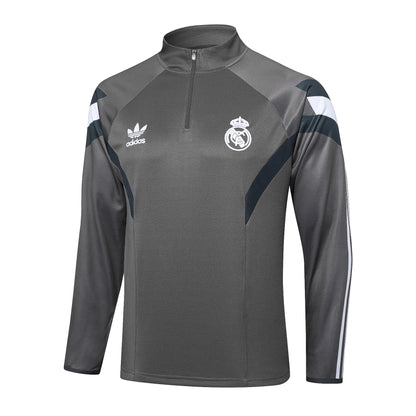 Fato de Treino Real Madrid CF 2024-25 - Camisola com Fecho