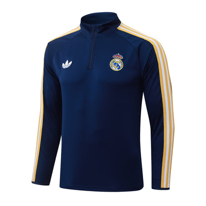 Fato de Treino Real Madrid CF 2026-27 - Camisola com Fecho