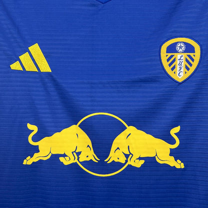 Camisola Leeds-U 2025-26 Alternativa Azul Versão Adepto