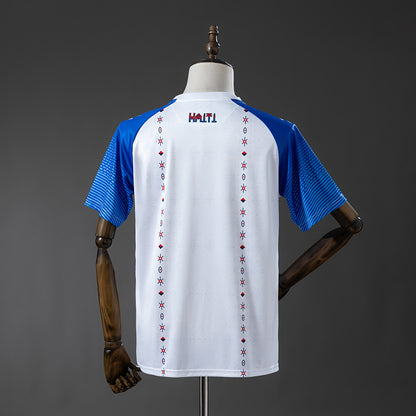 Camisola Haiti 2026 Alternativa Branca Versão Adepto