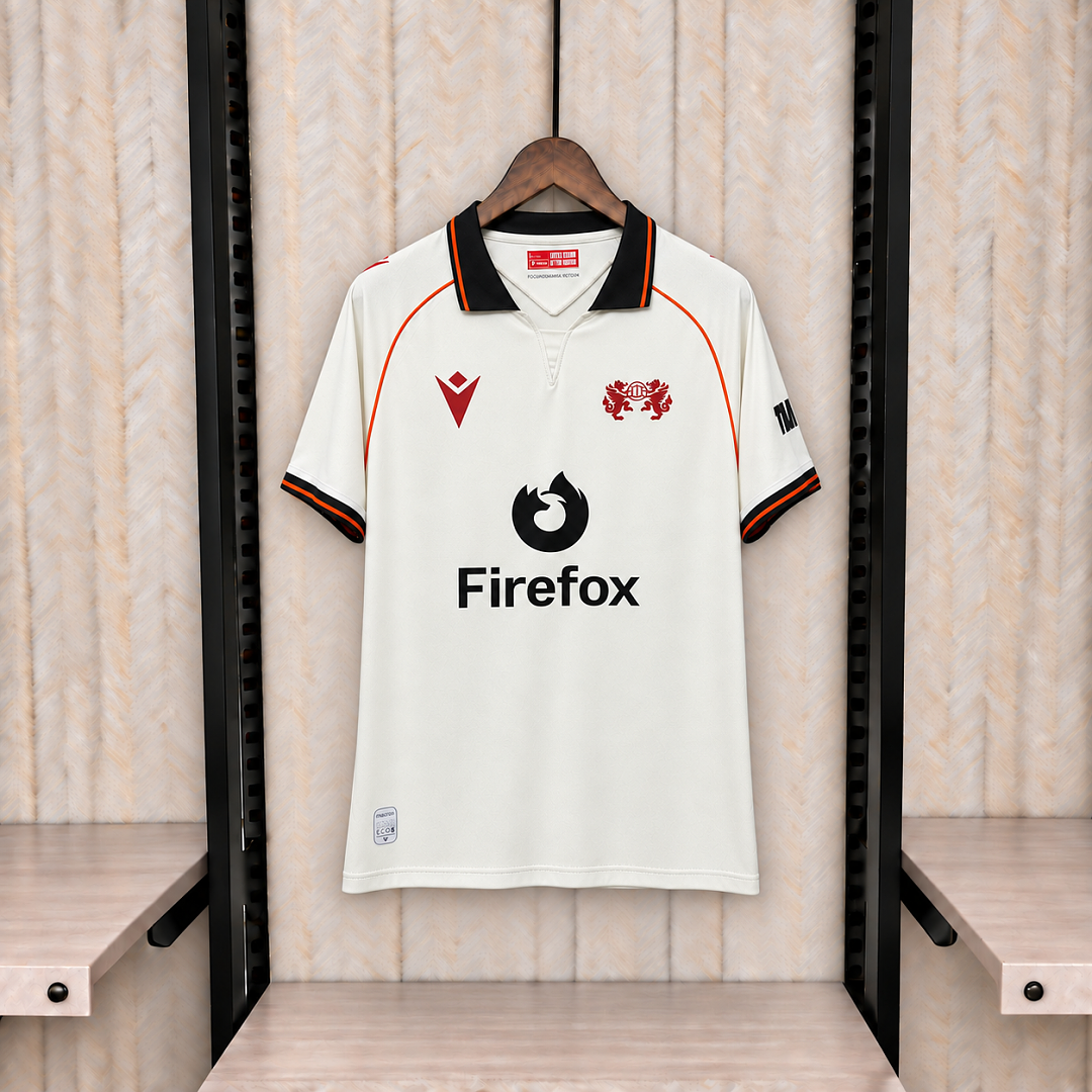 Camisola Wrexham AFC 2026-27 Alternativa Branca Versão Adepto