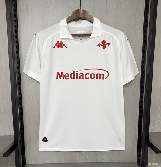Camisola ACF Fiorentina 2024-25 Alternativa Branca Versão Adepto