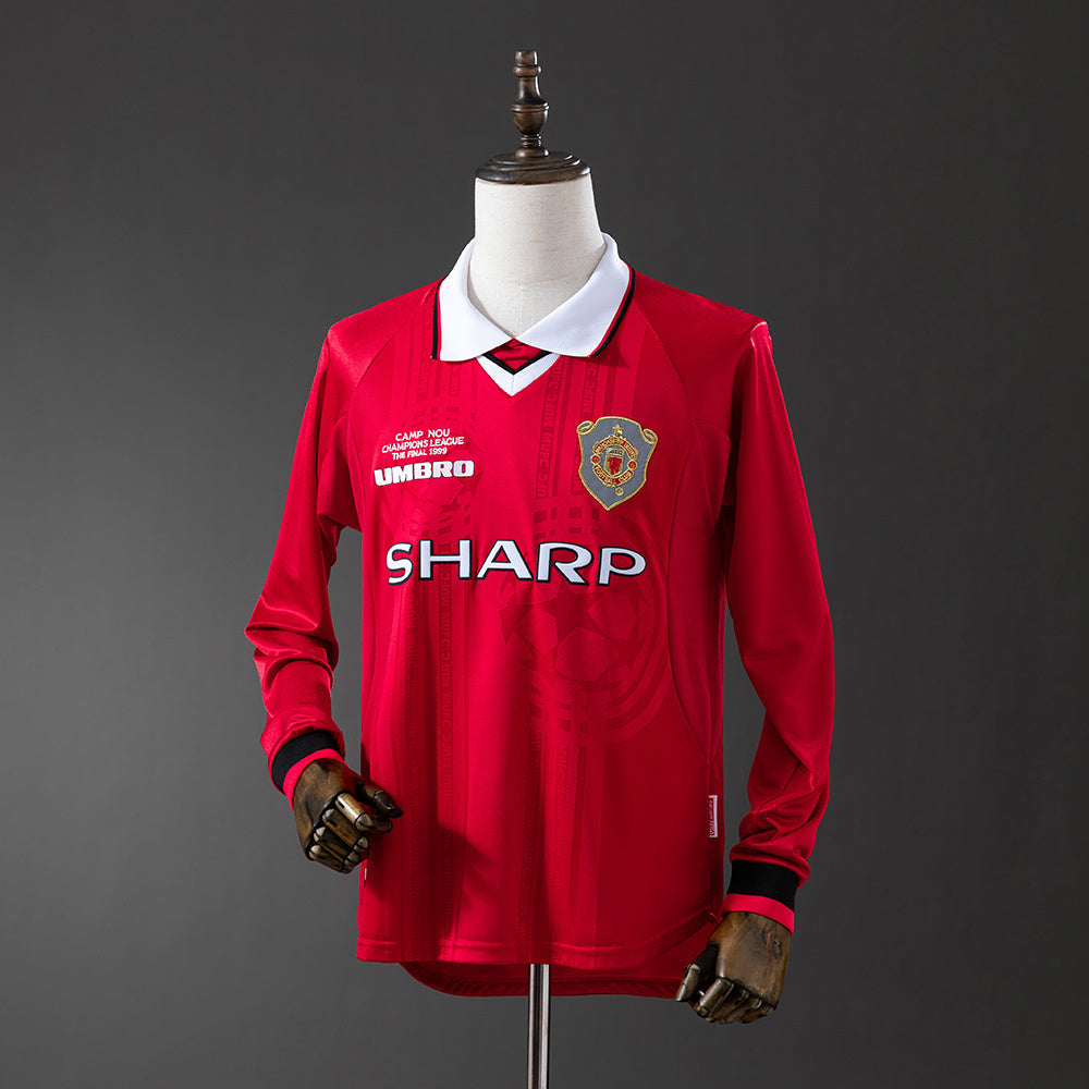 Camisola Manga Comprida M-United 1999-00 Principal Final UCL