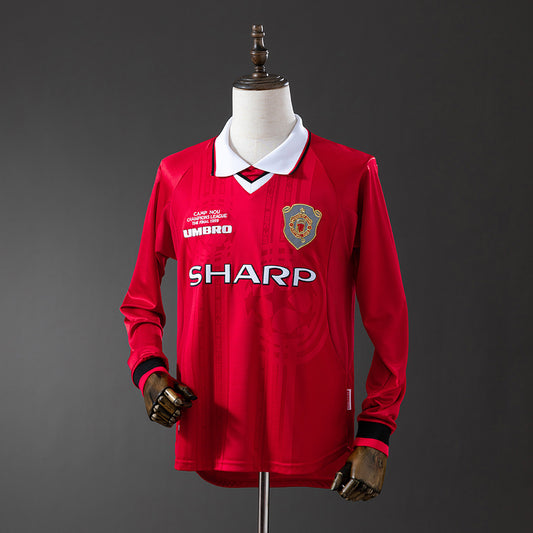 Camisola Manga Comprida M-United 1999-00 Principal Final UCL