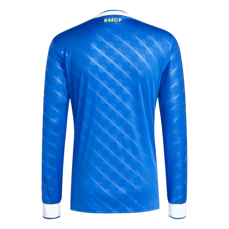 Camisola Manga Comprida Real Madrid CF 2025-26 Alternativa Azul Versão Adepto