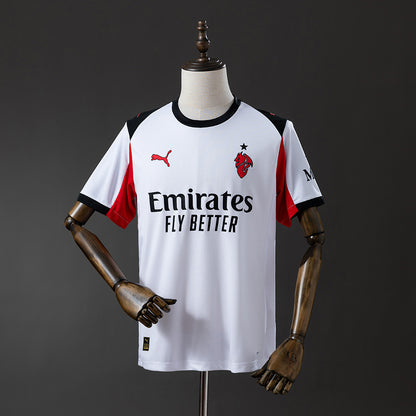Camisola Ac Milan 2025-26 Alternativa Branca Versão Adepto