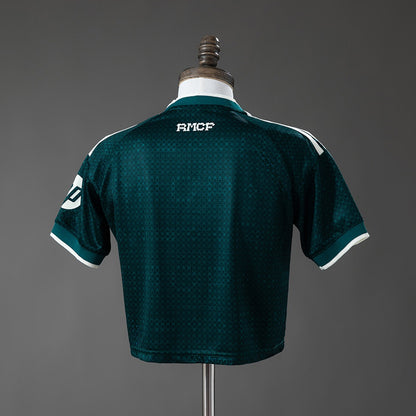 Crop Top Mulher Real Madrid CF 2026-27 Alternativo Verde
