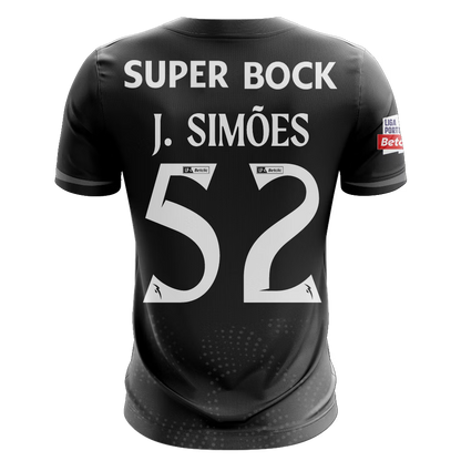 Camisola SCP 2025-26 Alternativa Preta Versão Adepto J. SIMÕES #52