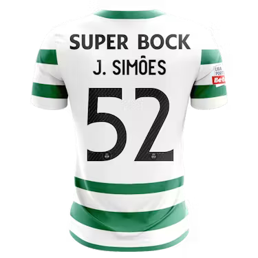 Camisola SCP 2025-26 Principal Versão Adepto J. SIMÕES #52