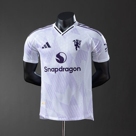 Camisola M-United 2025-26 Alternativa Branca Versão Jogador