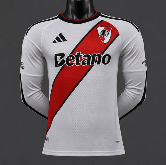 Camisola Manga Comprida CA River Plate 2026-27 Principal Versão Jogador