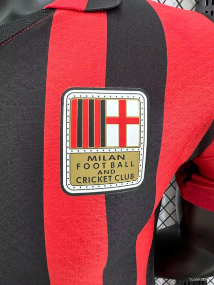 Camisola Ac Milan 2024-25 Edição Especial 125º Aniversario Versão Jogador