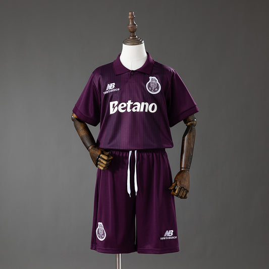 Kit Criança F.C.P. 2026-27 Alternativo Roxo Liso