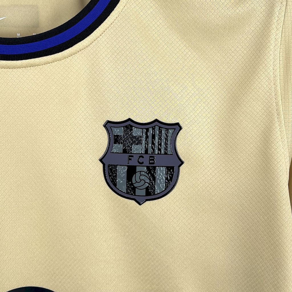 Camisola FC Barcelona 2025-26 Alternativa Amarela UCL Versão Adepto CUBARSÍ #5